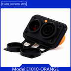 Waterproof True Locking 3Pin Powercon Male/Female Plug Connector In&Output NAC3FX-WP Coupler Panel Mount Chassis Socket Adapter