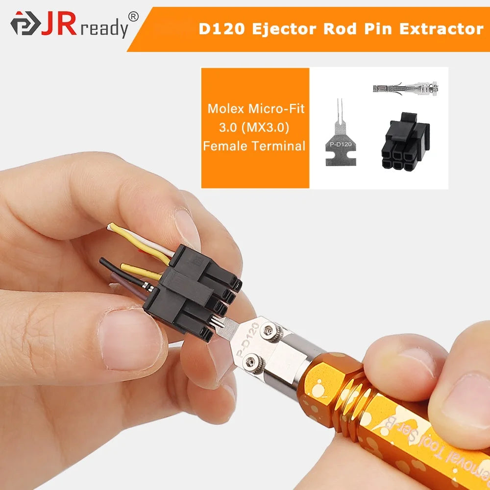 JRready 4PCS N-DAP-D145,N-DAP-D120,N-DAP-D173 Suit for Molex Mini-Fit Jr.5557,5559 PC Power Connectors(ATX/EPS/PCI-E), (MX3.0)