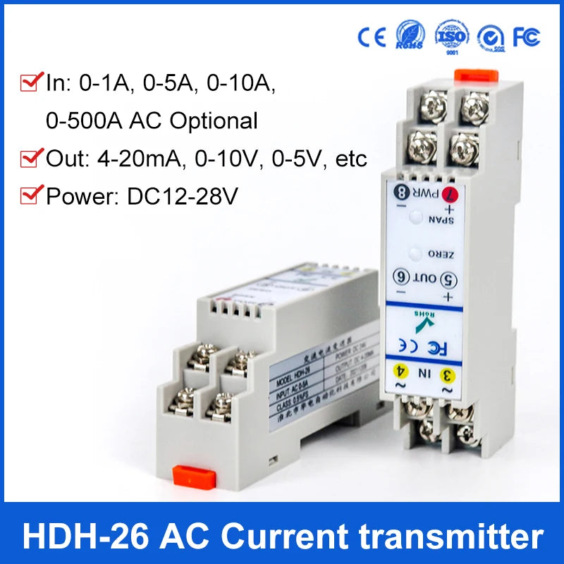 4-20mA To 0-10V Active Passive Signal Isolator Current Voltage Signal Converter