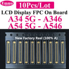 10pcs Connector FPC LCD Screen Motherboard For Samsung A15 A55 A35 A25 A05 A54 A34 A24 A14 A04  Display FPC On Board  78pin