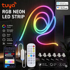 Smart RGB Neon Rope Light Waterproof LED Strip APP Remote Control Music Sync Tuya Alexa Google Home Decor Lamp