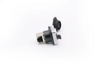 1pc D Type RJ45 Network 8P8C Female Panel Mount PCB Socket RJ45 CAT5/5E/6 Ethernet Extension Adapter Industrial RJ45 Connector