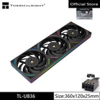 Thermalright TL-UB36/24 Integrated row fan,120x25mm,One-line connection to the motherboard，high-performance chassis cooling fan