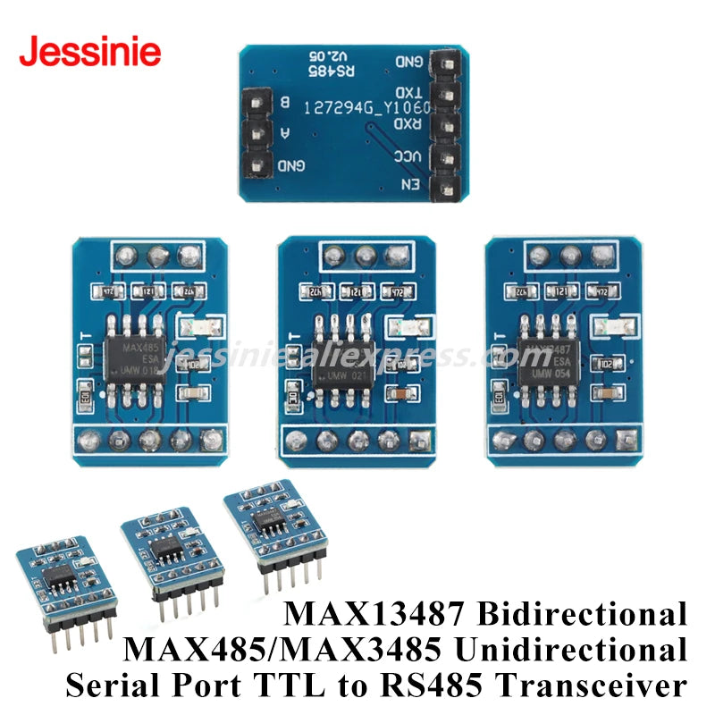 5pcs/1pc Serial TTL to RS485 Convertor MAX485 MAX3485 Unidirectional MAX13487 Bidirectional Communication Transceiver Module