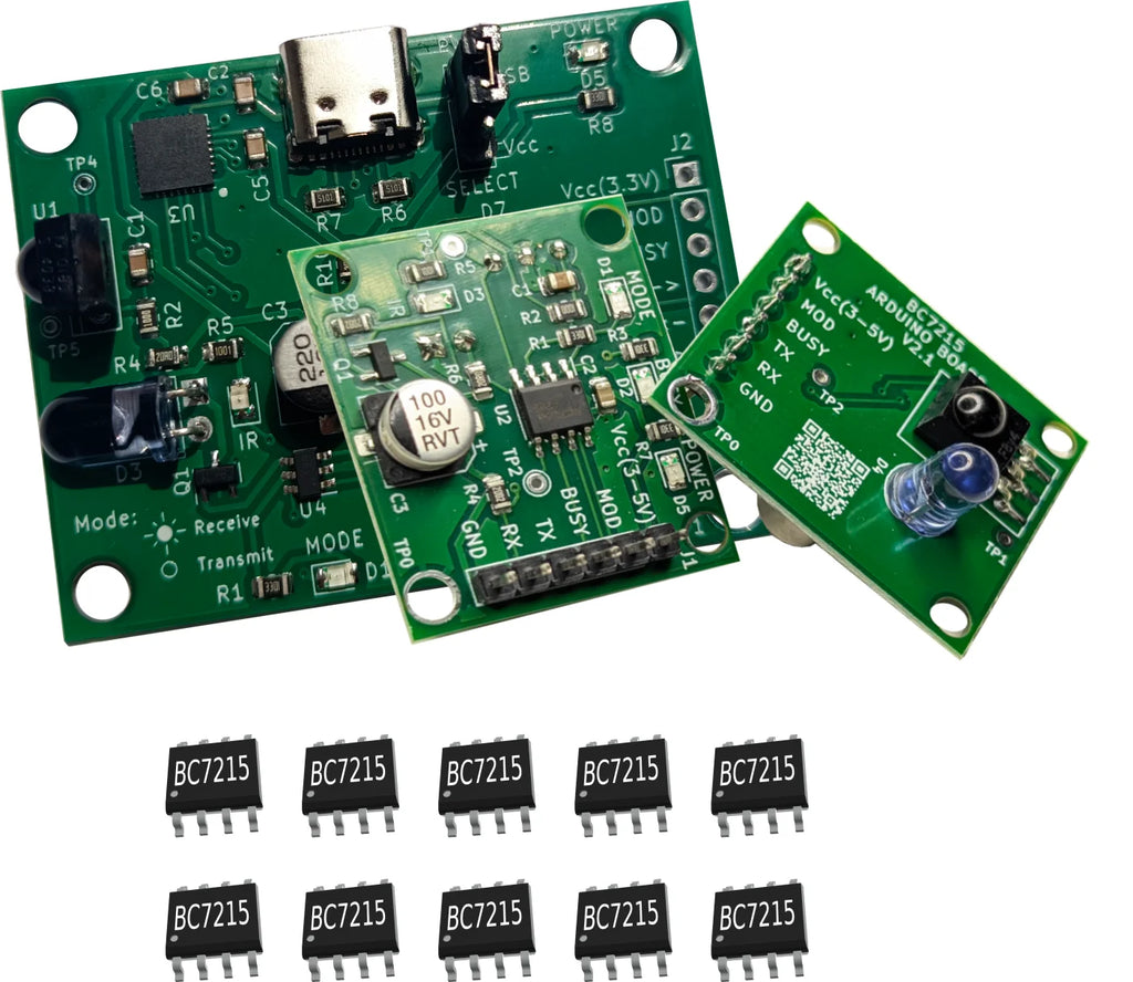 BC7215 / BC7215A Universal AC(Aircon) Control Board / IR Blaster / Decoder IR Tx/Rx Board, for ESP32, ESP8266, STM32