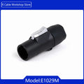 1pc 3Pins Male Powercon Power Supply Plug Industrial Audio LED Large Screen Lighting PA66 Material IP65 Grade