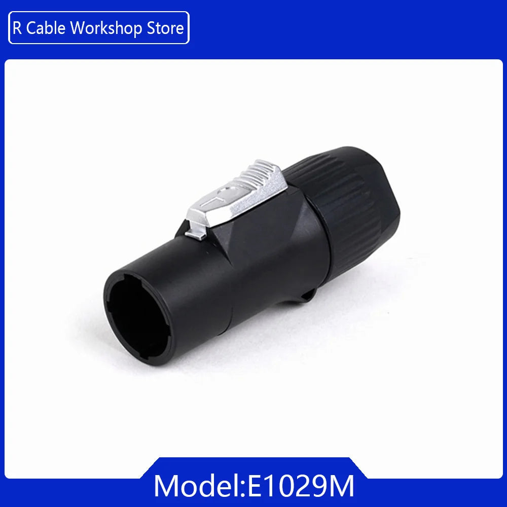 1pc 3Pins Male Powercon Power Supply Plug Industrial Audio LED Large Screen Lighting PA66 Material IP65 Grade
