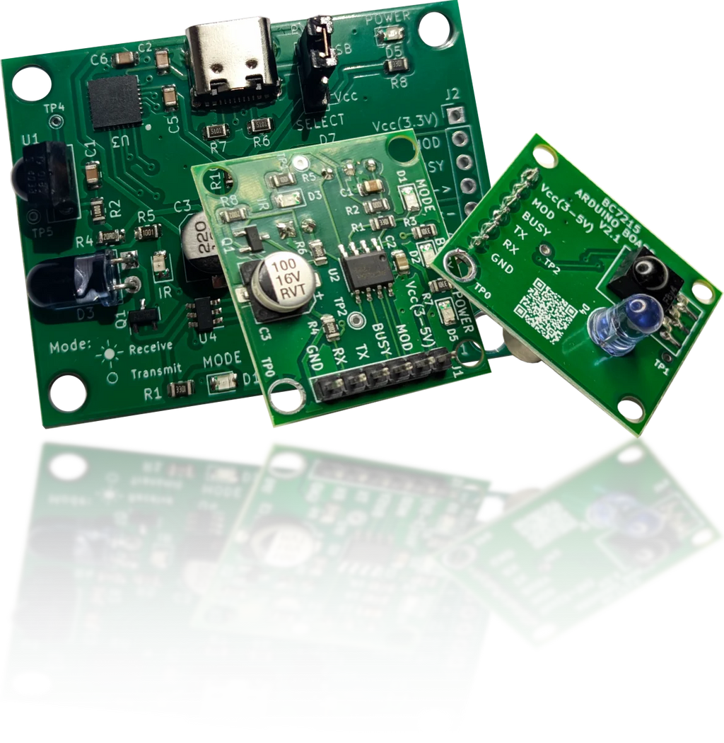 BC7215 / BC7215A Universal AC(Aircon) Control Board / IR Blaster / Decoder IR Tx/Rx Board, for ESP32, ESP8266, STM32