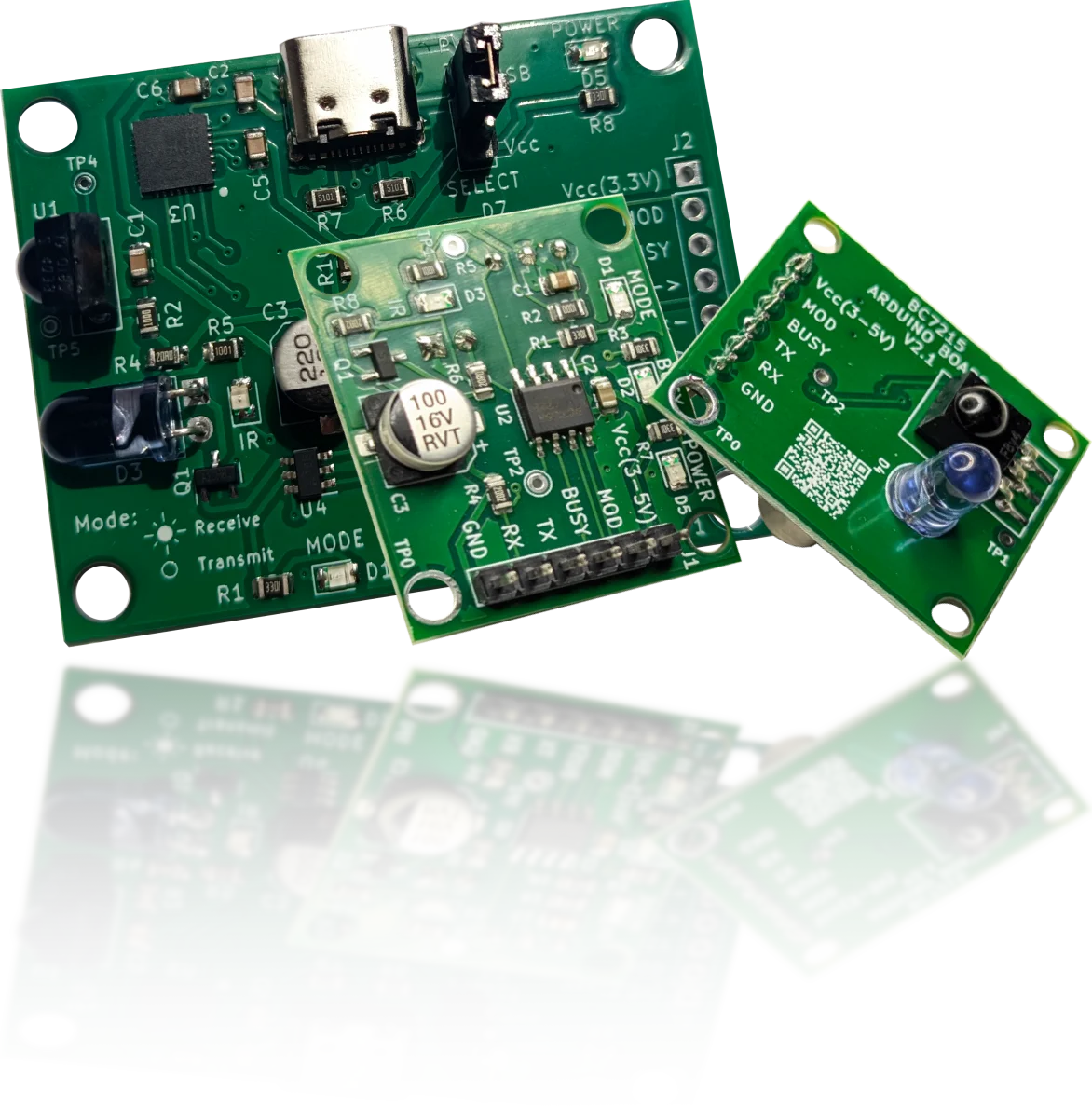 BC7215 / BC7215A Universal AC(Aircon) Control Board / IR Blaster / Decoder IR Tx/Rx Board, for ESP32, ESP8266, STM32