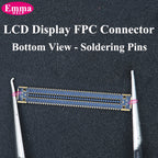 10pcs Connector FPC LCD Screen Motherboard For Samsung A15 A55 A35 A25 A05 A54 A34 A24 A14 A04  Display FPC On Board  78pin