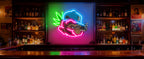 Wakklia Custom Logo Neon Sign, UV Printed Store Neon Sign Customizable Large, Custom LED Logo Sign, Images Print Customized for