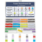 100/300PCS Micro 2 Blade Fuse ATR/APT Micro2 Fuse ATR/APT Blade Fuse 2A-35A Kit Replacement Fuses for Boat Truck SUV Automotive