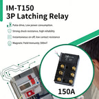 IM-T150 150A 3 Phase AC Latching Relay with Auxiliary Switch Optional