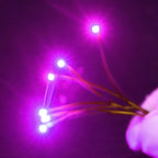 5pcs 3V Led 0805 Pre Wired SMD 7-Colors Flashing Lamp Model Toys for Ho N OO Diy Model Making/Cars Lighting/Sandtable Diorama