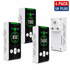FABISENSE PTH-253N Plug-in CO2 Detector NDIR Air Quality Monitor 400-5000 PPM with Color Display and Adjustable Alarm