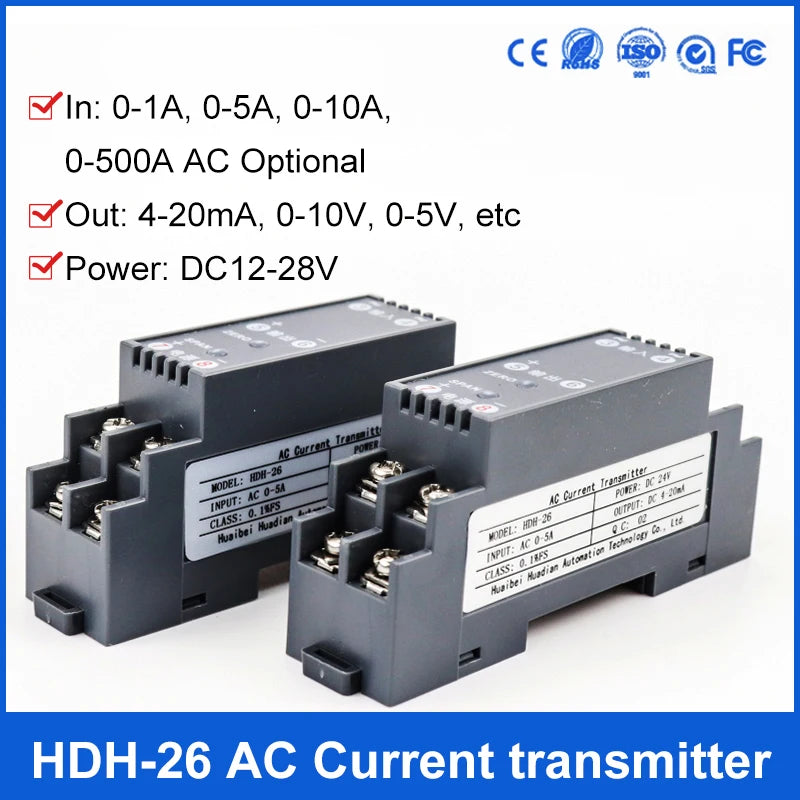 4-20mA To 0-10V Active Passive Signal Isolator Current Voltage Signal Converter