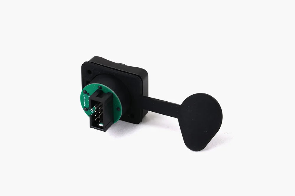 1pc D Type RJ45 Network 8P8C Female Panel Mount PCB Socket RJ45 CAT5/5E/6 Ethernet Extension Adapter Industrial RJ45 Connector