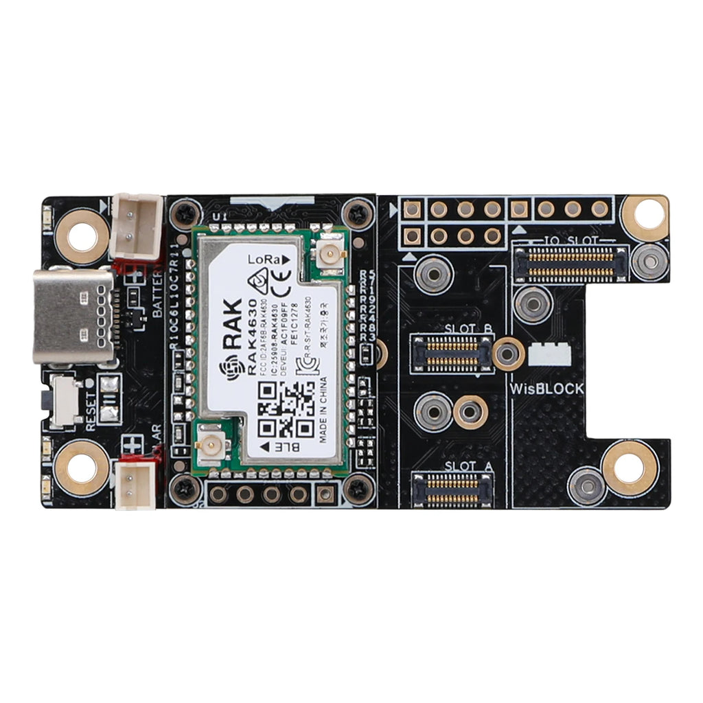 RAK Wireless WisBlock Meshtastic Starter Kit NRF52840 RAK19007+RAK4631 LoRa Module for LoRaWAN IoT With 868MHz 915MHz Antenna
