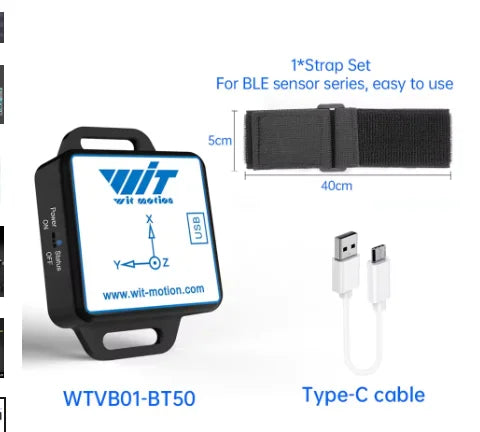 WitMotion WTVB01-485 IPX8 Vibration Sensor 3axis (XYZ) Modbus Vibration Analyzer Displacement(Acceleration +Speed+Amplitude)