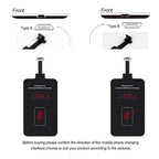 10W 5V Wireless Receiver Coil for IPhone5 6 7 Type C Universal Wireless Charging Adapter for Samsung Huawei Xiaomi