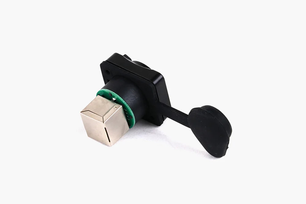 1pc D Type RJ45 Network 8P8C Female Panel Mount PCB Socket RJ45 CAT5/5E/6 Ethernet Extension Adapter Industrial RJ45 Connector