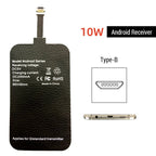 10W 5V Wireless Receiver Coil for IPhone5 6 7 Type C Universal Wireless Charging Adapter for Samsung Huawei Xiaomi