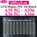 10pcs Connector FPC LCD Screen Motherboard For Samsung A15 A55 A35 A25 A05 A54 A34 A24 A14 A04  Display FPC On Board  78pin