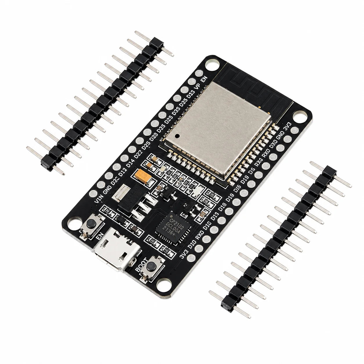 ESP32 Development Board Dual Core WiFi Bluetooth IoT Module ESP32-WROOM-32U 38 Pins CP2102 Type-C CH340 Micro USB NodeMCU