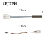 3D Printer Parts Hotend Kit 24V 64W Heating Tube Thermistor 0.4mm Nozzle For Artillery Sidewinder X1 X2 Print Head Hotend Kit