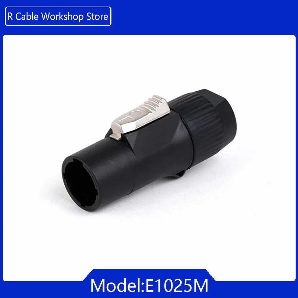 1pc 3Pins Male Powercon Power Supply Plug Industrial Audio LED Large Screen Lighting PA66 Material IP65 Grade