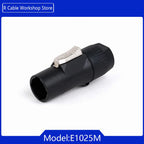 1pc 3Pins Male Powercon Power Supply Plug Industrial Audio LED Large Screen Lighting PA66 Material IP65 Grade