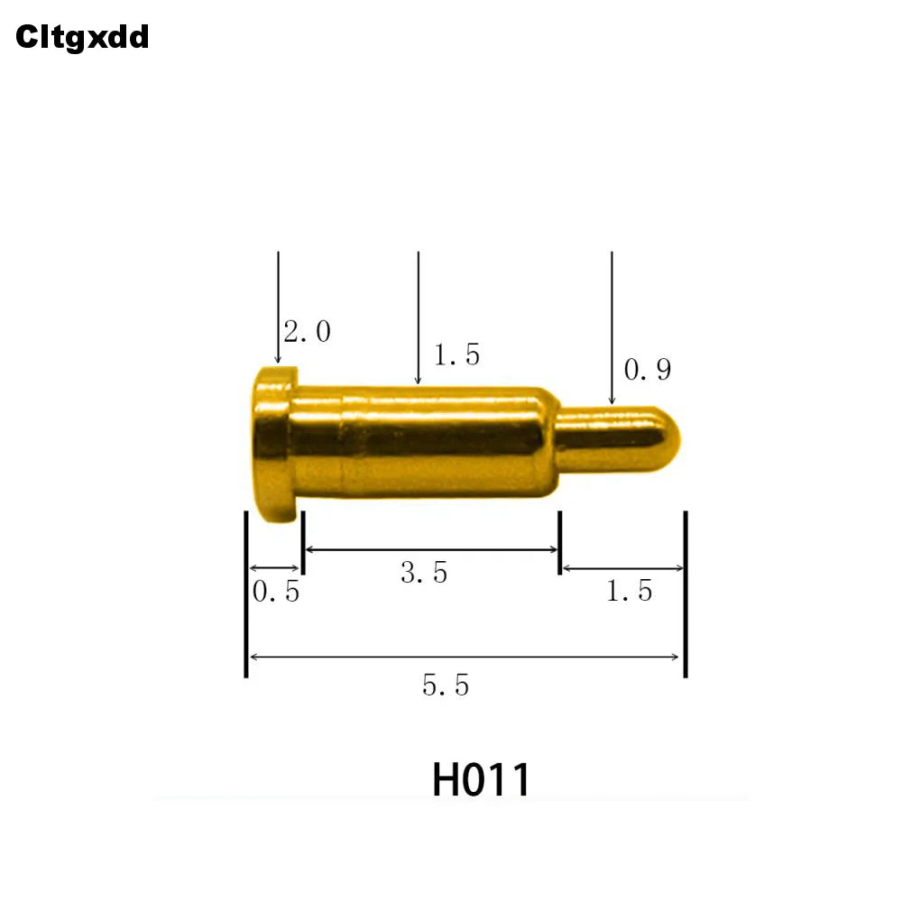 5pcs Pogo Pin Connector Pogopin Battery Spring Loaded Contact SMD Needle PCB 2 3 4 5 6 7 8 9 10 12 14 MM Test Probe H021 - H040