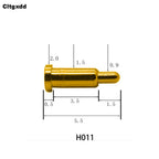5pcs Pogo Pin Connector Pogopin Battery Spring Loaded Contact SMD Needle PCB 2 3 4 5 6 7 8 9 10 12 14 MM Test Probe H021 - H040