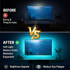 TV Led Backlight RGBIC LED Strip Light With AR Color Sensor App Control RGB Ambient Light for 55 to 85 Inch Screen Backlight