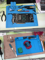 For BGA Soldering Station Silicone Repair Pad Magnetic Heat-Resistant Adsorption Soldering Mat Platform