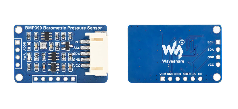 2pcs/lots Waveshare BMP390 High Precision Barometric Pressure Sensor, Barometric Pressure / Altitude / Temperature Measuring