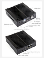 Waveshare CM4-NVME-NAS-BOX,NAS Multi-functional Mini-Computer Designed for Raspberry Pi Compute Module 4 (NOT included), Network