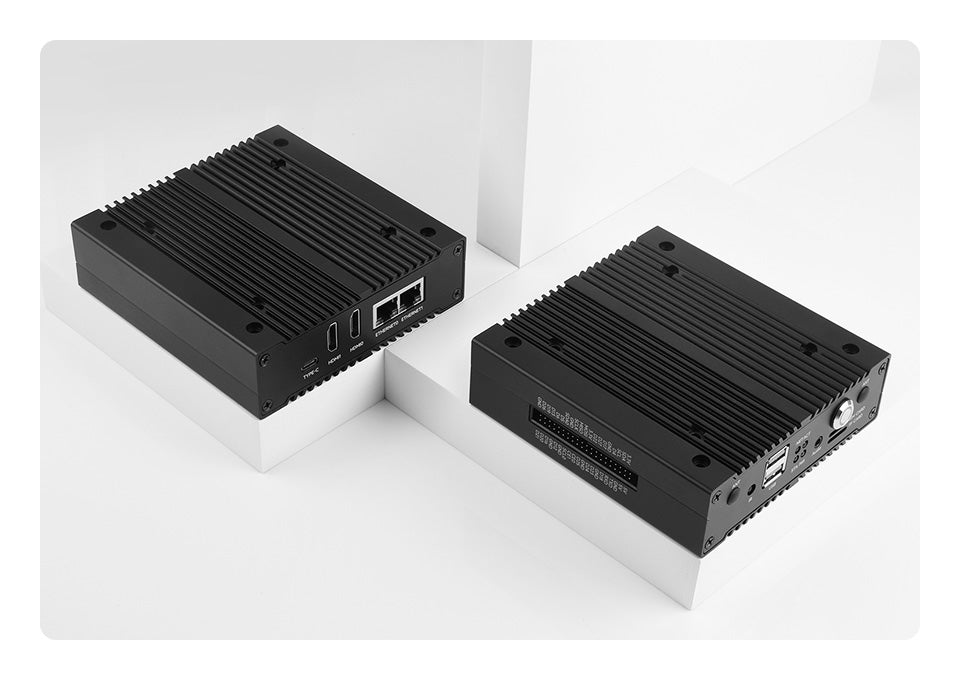 Waveshare CM4-NVME-NAS-BOX,NAS Multi-functional Mini-Computer Designed for Raspberry Pi Compute Module 4 (NOT included), Network