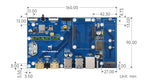 Raspberry Pi Compute Module 5 IO Board with PoE Feature, for All Variants of CM5, PoE Base Board for All Compute Module 5 Varian