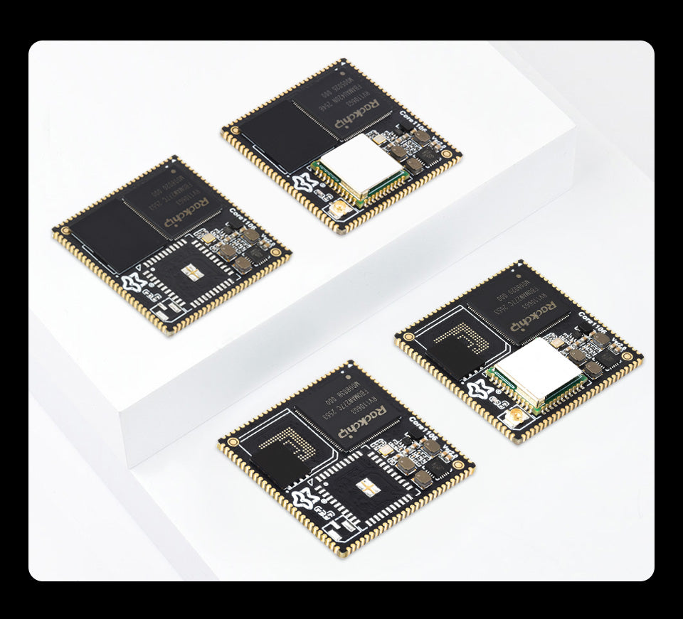 Core11061208,Luckfox Core1106 Core Board Based On Rockchip RV1106 Chip, 8GB eMMC, Integrates ARM Cortex-A7/RISC-V MCU/NPU/ISP Pr