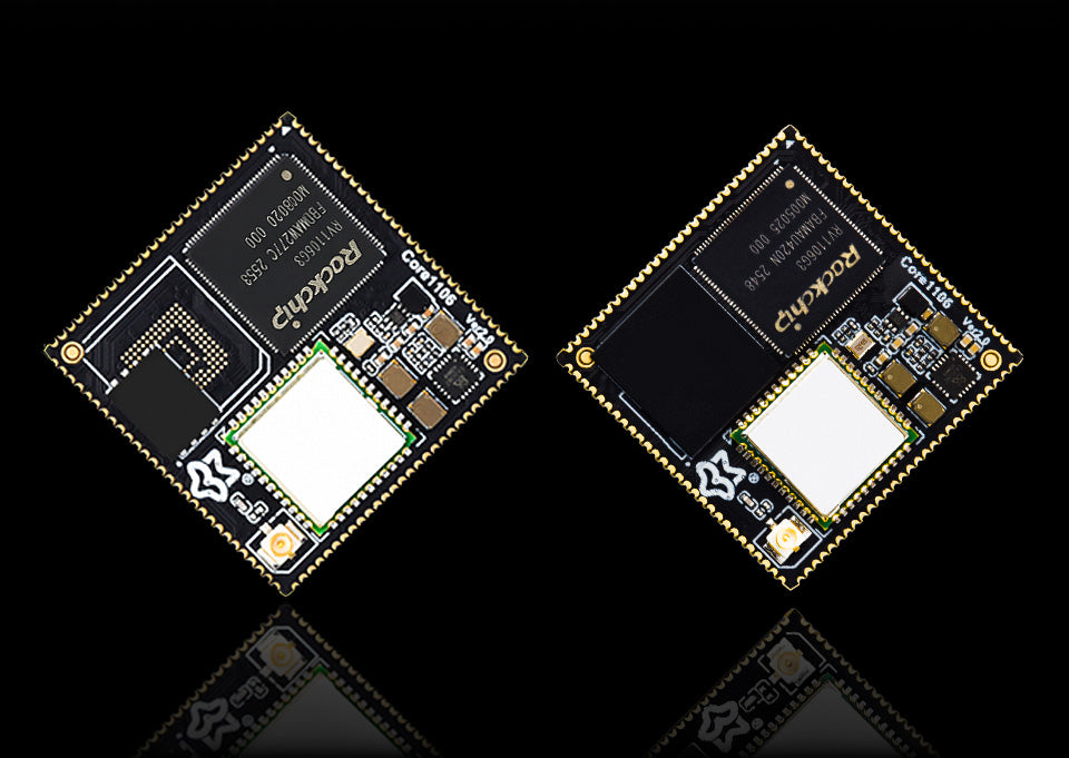 Core11061208,Luckfox Core1106 Core Board Based On Rockchip RV1106 Chip, 8GB eMMC, Integrates ARM Cortex-A7/RISC-V MCU/NPU/ISP Pr