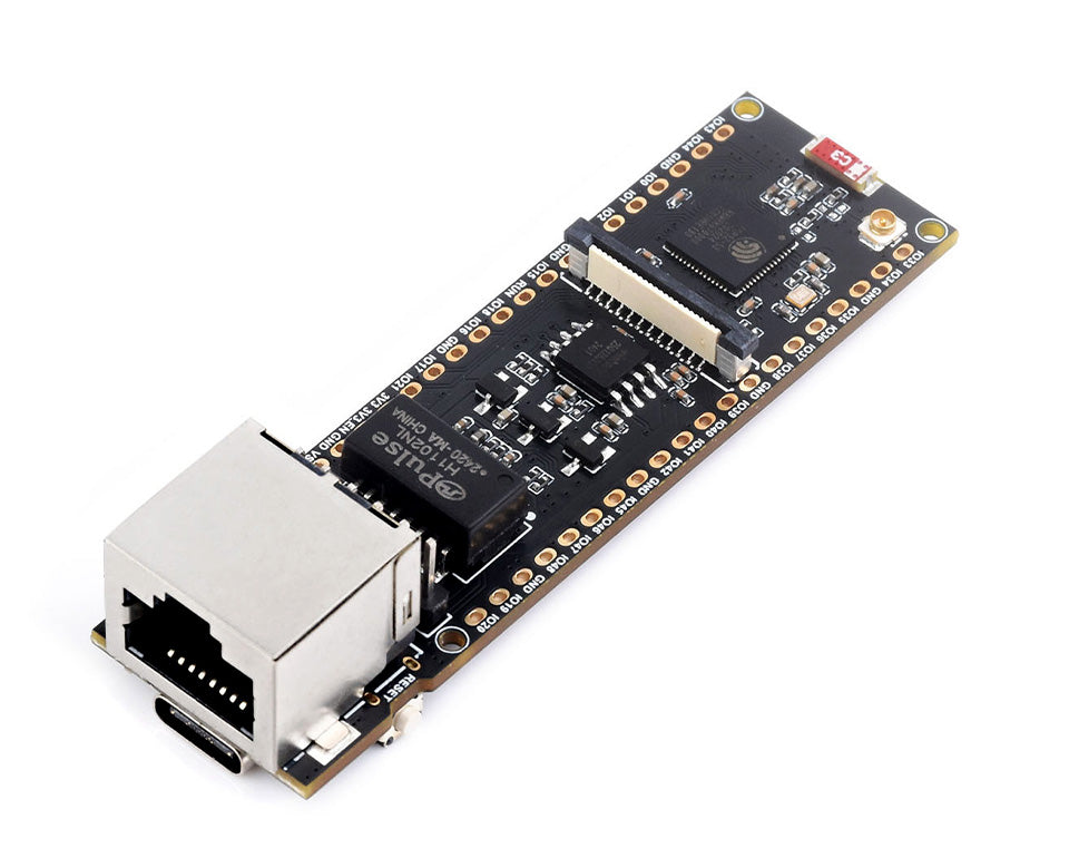 ESP32-S3 ETH Development Board, 10/100Mbps RJ45 Ethernet Port, Wi-Fi & Bluetooth Support, 240MHz Dual Core Processor, ESP32 Eth
