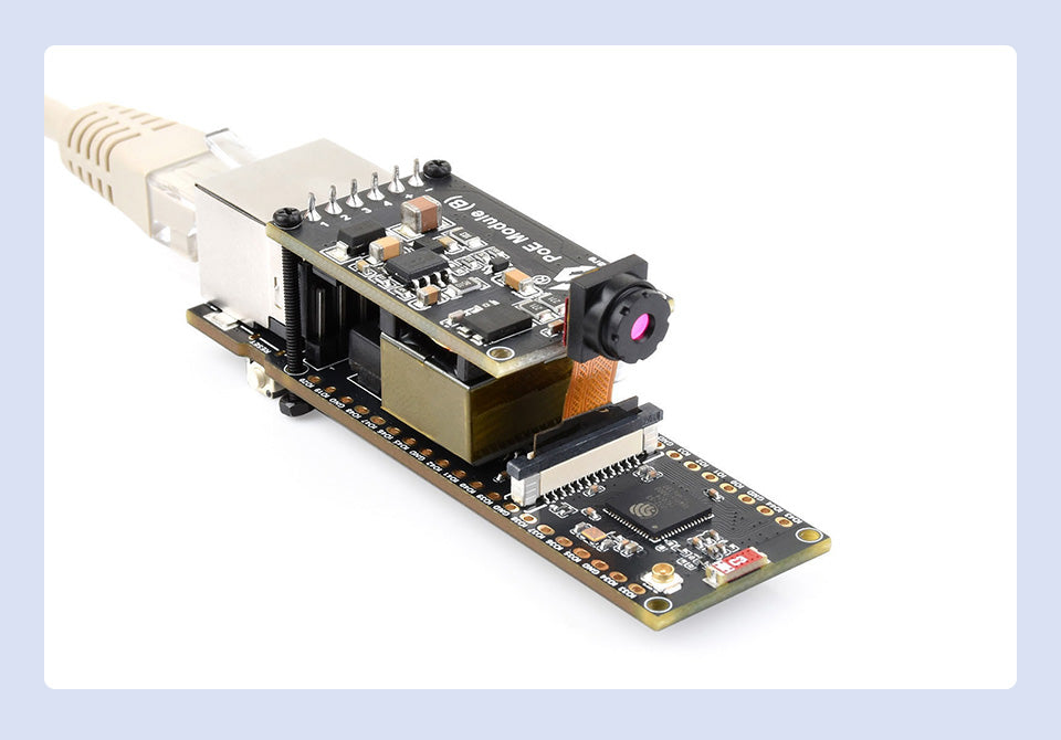 ESP32-S3 ETH Development Board, 10/100Mbps RJ45 Ethernet Port, Wi-Fi & Bluetooth Support, 240MHz Dual Core Processor, ESP32 Eth