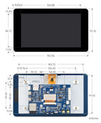 ESP32-S3 7inch Capacitive Touch Display Development Board, ESP32 With Display, 800×480, 5-point Touch