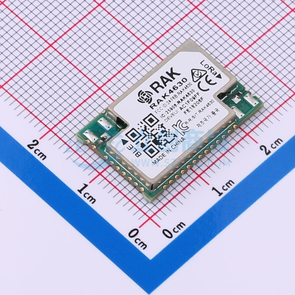 1pcs RAK4630-8-SM-NI SMD 23x15mm 22dBm GPIO I2C UART USB LoRa Wireless RF Transceiver Module