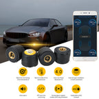 Bluetooth 4.0 5.0 Car Tire Pressure Sensor APP Display Android iOS BLE TPMS Universal External Alarm Tire Pressure Sensors