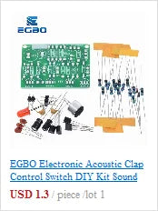 EGBO 1N4007 Bridge Rectifier AC to DC Converter Full Wave Rectifier Board Module DIY KIT