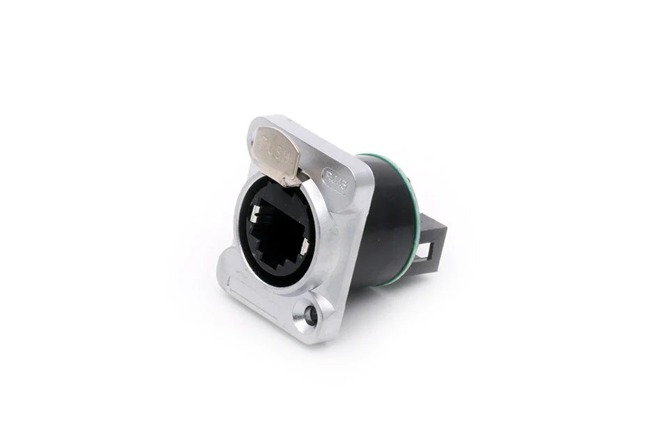 8pcs New RJ45 with PCB Board Connector, RJ45 Female Adapter, Female Panel Mount Sockets RJ45 Ethernet Connector