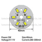 10pcs SMD5730 LED PCB 3W 23mm 32mm 40mm 44mm White / Natural White / Warm White Light Source For LED Bulb Light