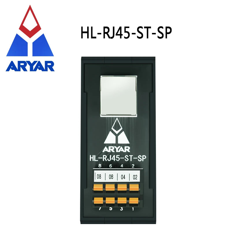 Quick Wiring RJ45 Female To Spring Termianl Block Module RJ45 Vertical Breakout Board Din Rail Mounting Splitter Adapter